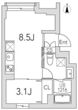グランデュオ代沢4 103 間取り図