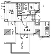 アーデン木場 703 間取り図