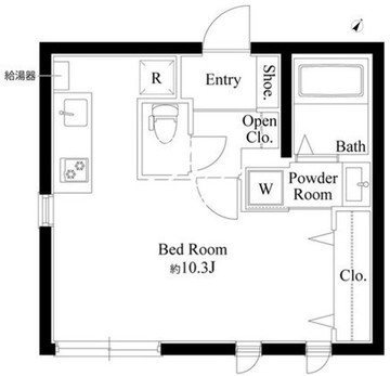 ザ・シティレジデンス新宿荒木町 401 間取り図