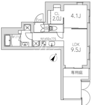 グランデュオ学芸大学2 101 間取り図