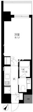 プライマル勝どき 505 間取り図