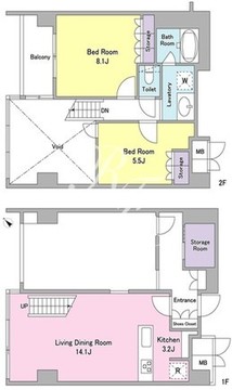 ランテンヌ四谷 108 間取り図