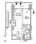 東雲キャナルコートCODAN 17-601 間取り図