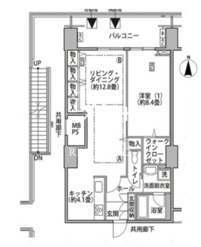 東雲キャナルコートCODAN 17-601 間取り図