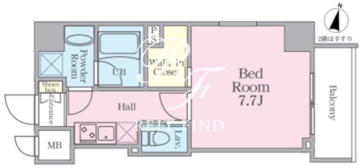 WB court 204 間取り図