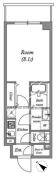 ルネサンスコート新宿余丁町 403 間取り図