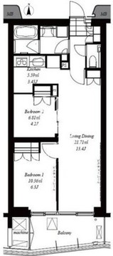 代々木参宮橋テラス 311 間取り図