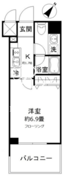 フォレシティ豊洲 606 間取り図