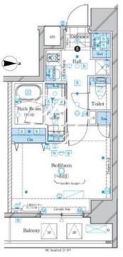 ガリシア森下エストゥディオ3 901 間取り図