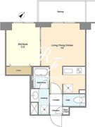 グランカーサ清澄白河 304 間取り図 ?>