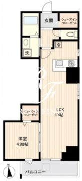 グレイヒルズ 1201 間取り図