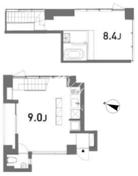 テルレ 301 間取り図