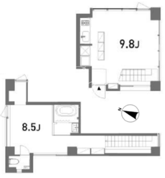 テルレ 302 間取り図