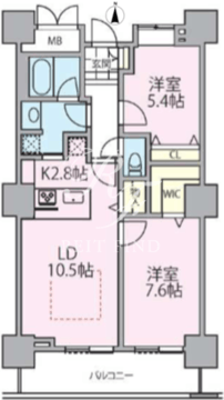 ロイヤルパークスタワー南千住 1209 間取り図