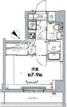 ベルシード東向島 501 間取り図