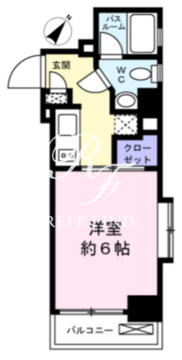 レジディア恵比寿3 304 間取り図