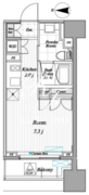 レジディア錦糸町2 402 間取り図