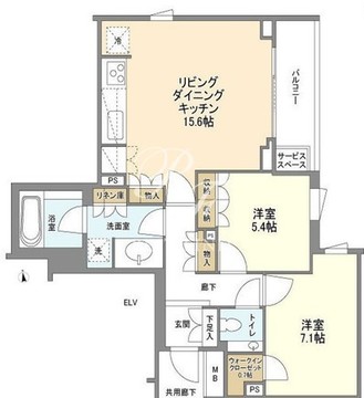 ザ・パークハウス広尾羽澤 111 間取り図