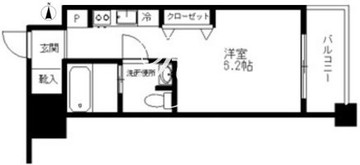 レジディア北品川 1102 間取り図