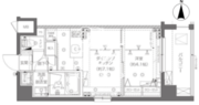 ズーム新宿西落合 507 間取り図