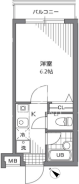 プライムアーバン目黒リバーサイド 403 間取り図