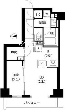 ザ・レジデンス三ノ輪2 402 間取り図
