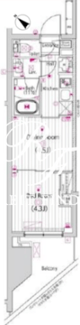 ガーラ・ステーション大森海岸 1003 間取り図