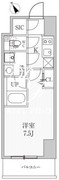 シーズンフラッツ蒲田 502 間取り図
