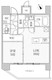 シーズンフラッツ蒲田 1501 間取り図
