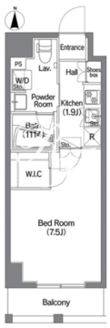 コンフォリア錦糸町DEUX 911 間取り図
