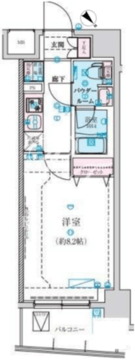 リヴシティ墨田イースト 202 間取り図
