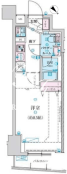 リヴシティ墨田イースト 303 間取り図