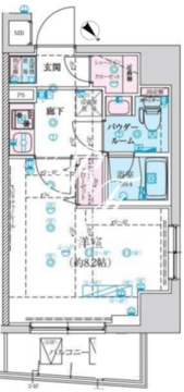 リヴシティ墨田イースト 304 間取り図