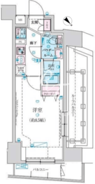 リヴシティ墨田イースト 703 間取り図