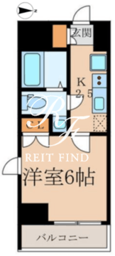 グランパセオ目黒 503 間取り図