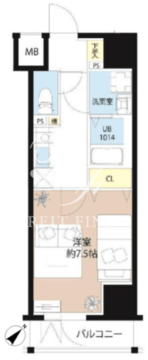 レオーネ東向島駅前 202 間取り図