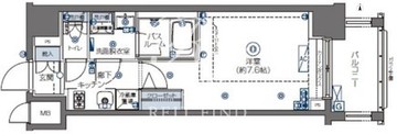 ズーム四谷左門町 1002 間取り図