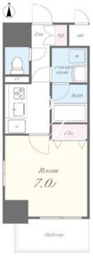 パルボヌール 401 間取り図