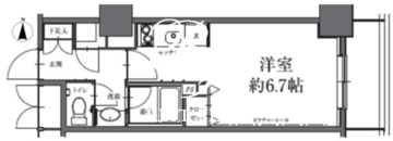 HF駒沢公園レジデンスタワー 2907 間取り図