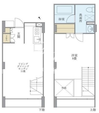 KDXレジデンス自由が丘 307 間取り図