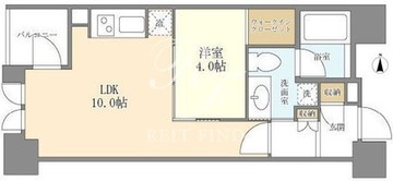 シティハウス東京新橋 204 間取り図