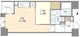 シティハウス東京新橋 204 間取り図