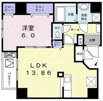 レ クロシェット 501 間取り図