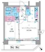 ジェノヴィア南千住6スカイガーデン 404 間取り図