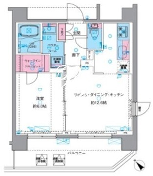ジェノヴィア南千住6スカイガーデン 904 間取り図