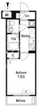 グランパセオ文京小日向 210 間取り図
