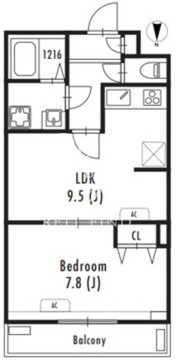 グランパセオ文京小日向 111 間取り図