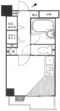 ブロードシティ東京 2F 間取り図