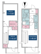 レジディア文京小石川 502 間取り図