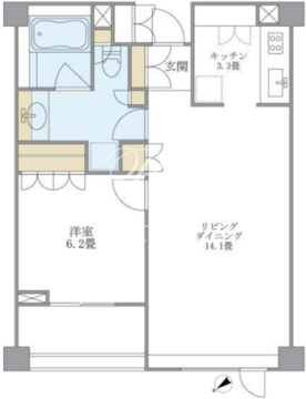 ブリリアイスト代々木上原 109 間取り図